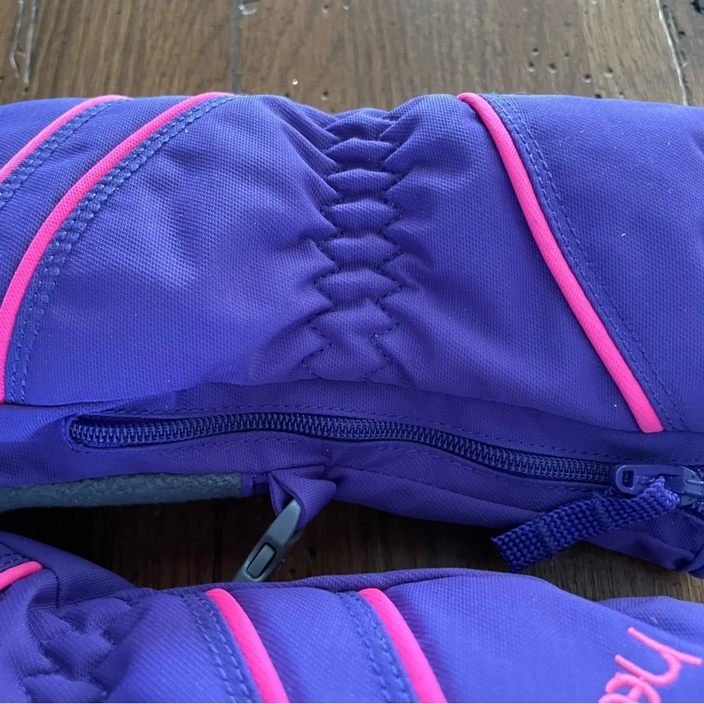 Head Kids Mittens in Purple and Pink Size Small